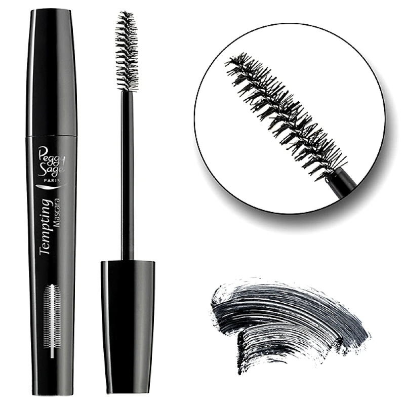 Peggy Sage MASCARA TEMPTING 9ml Βαθύ Μαύρο
