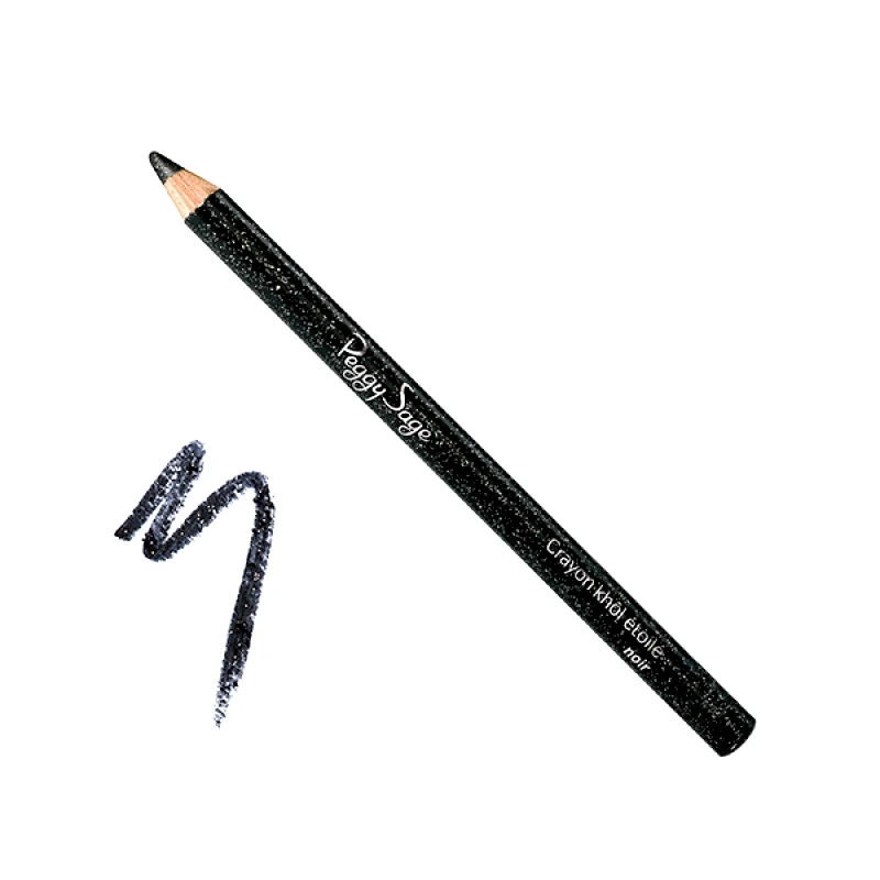 Peggy Sage ΜΟΛΥΒΙ ΜΑΤΙΩΝ KHOL ΜΕ GLITTER Noir 1,15gr
