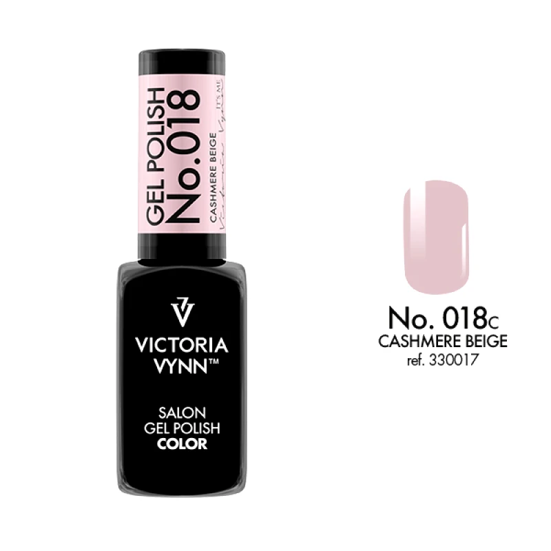 VICTORIA VYNN ΗΜΙΜΟΝΙΜΟ ΒΕΡΝΙΚΙ No 018. 8ml Cashmere Beige