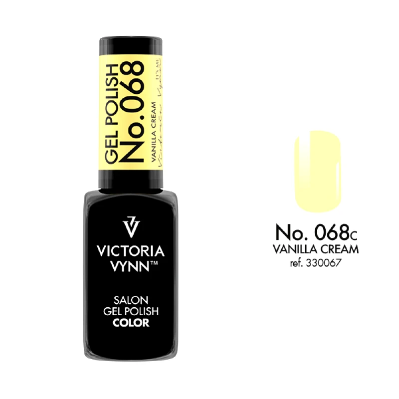 VICTORIA VYNN ΗΜΙΜΟΝΙΜΟ ΒΕΡΝΙΚΙ No 068. 8ml Vanilla Cream