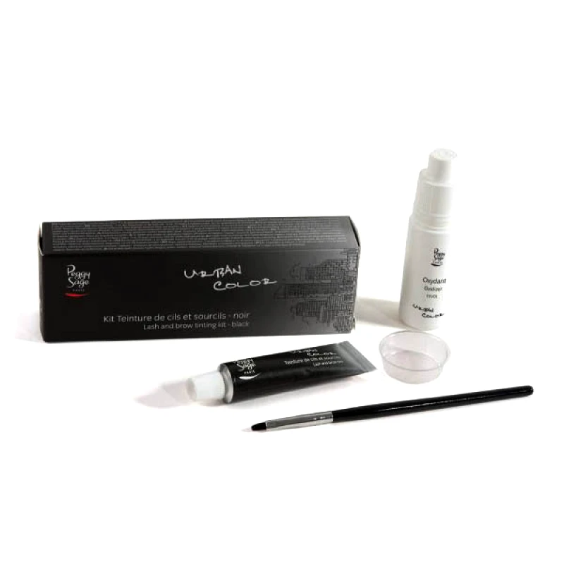 Peggy Sage ΚΙΤ ΒΑΦΗΣ ΒΛΕΦΑΡΙΔΩΝ ΚΑΙ ΦΡΥΔΙΩΝ Μαύρη 15 ml