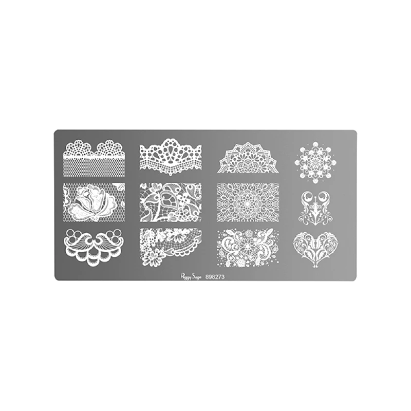 Peggy Sage ΠΛΑΚΑ STAMPING NAIL ART