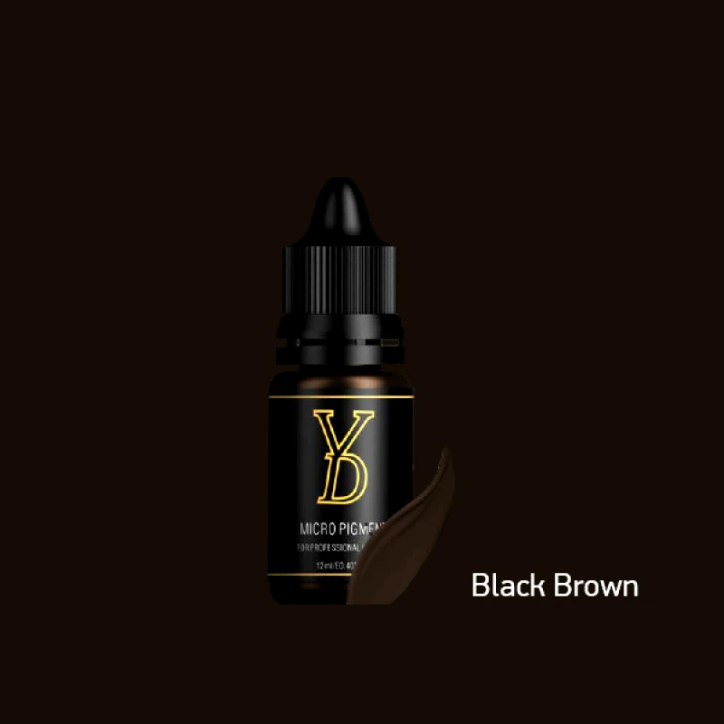 Beauty Cosmos Μελάνι Φρυδιών Black Brown. Pigment 12ml