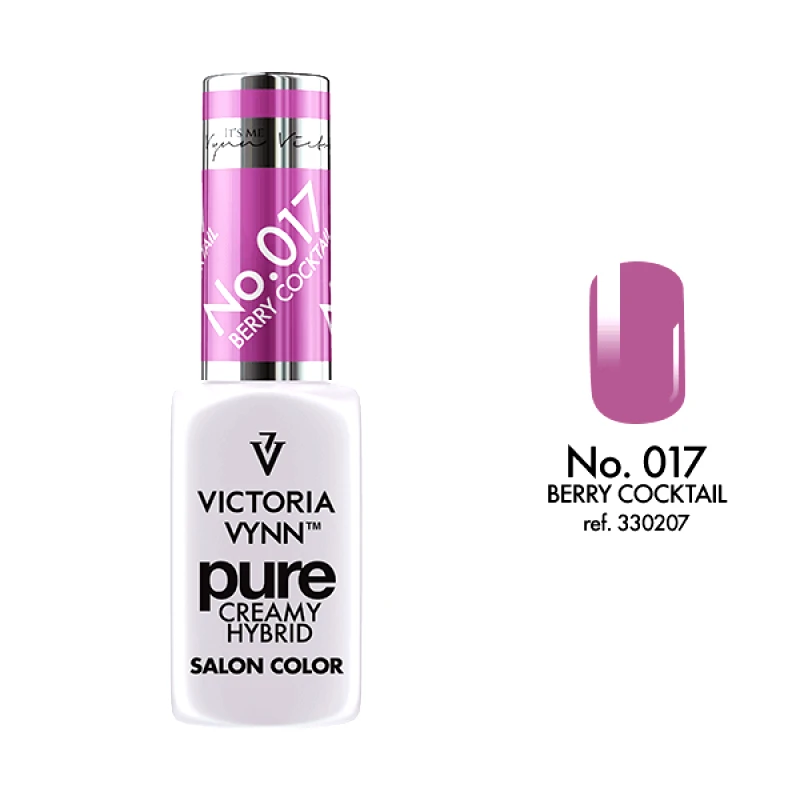 VICTORIA VYNN ΗΜΙΜΟΝΙΜΟ ΒΕΡΝΙΚΙ No 017. 8ml Berry Coctail