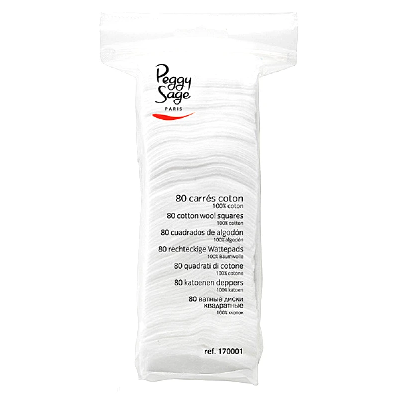Peggy Sage 80 ΧΑΡΤΟΒΑΜΒΑΚΕΣ ΝΤΕ ΜΑΚΙΓΙΑΖ ΤΕΤΡΑΓΩΝΟΙ 6 x 5 cm