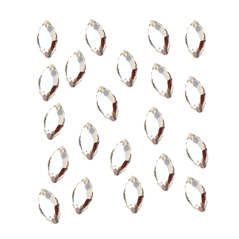 Peggy Sage ΣΤΡΑΣ ΓΝΗΣΙΑ SWAROVSKI Navette Argent 4x2 = 20tmx