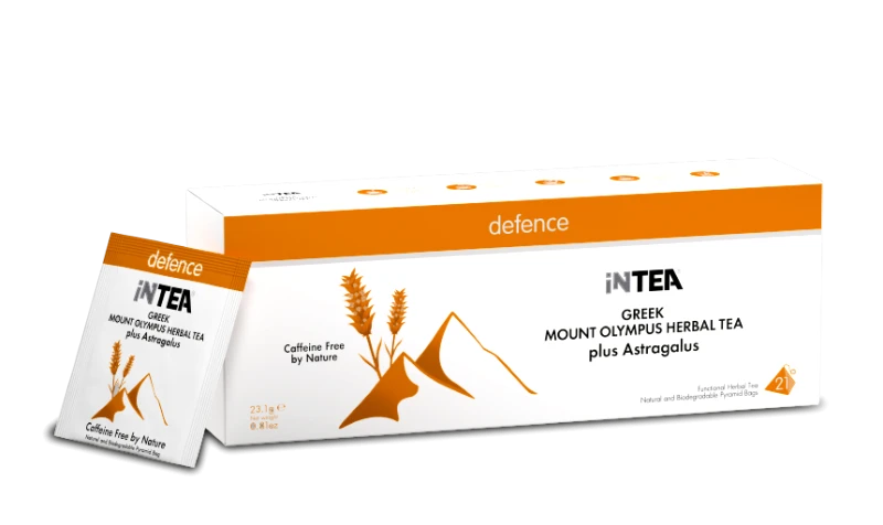 INBEVERAGES iNTEA Defence | Κουτί 21 τμχ με φακελάκια-πυραμίδες
