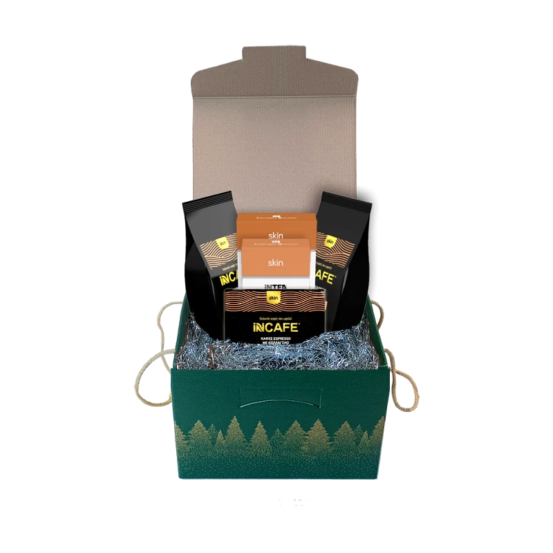 INBEVERAGES Κουτί δώρου Χριστουγέννων iNCAFE & iNTEA Skin