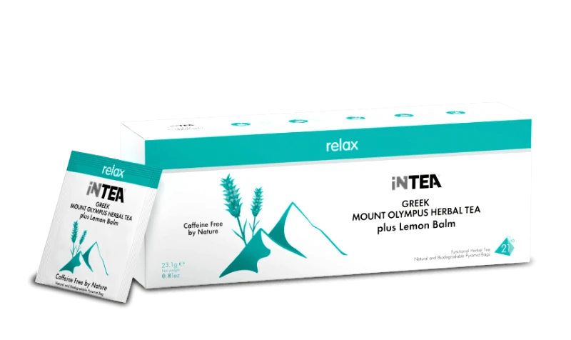 INBEVERAGES iNTEA Relax | Κουτί 21 τμχ με φακελάκια-πυραμίδες