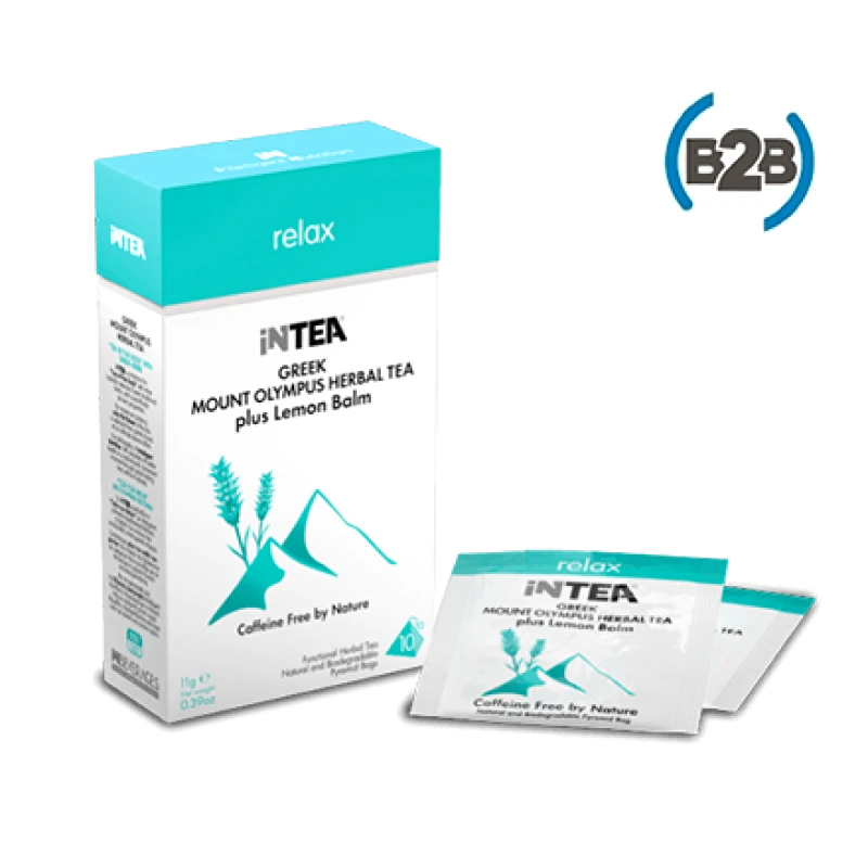 INBEVERAGES Συσκευασία B2B iNTEA Relax | Κουτί 10 τμχ φακελάκια-πυραμίδες