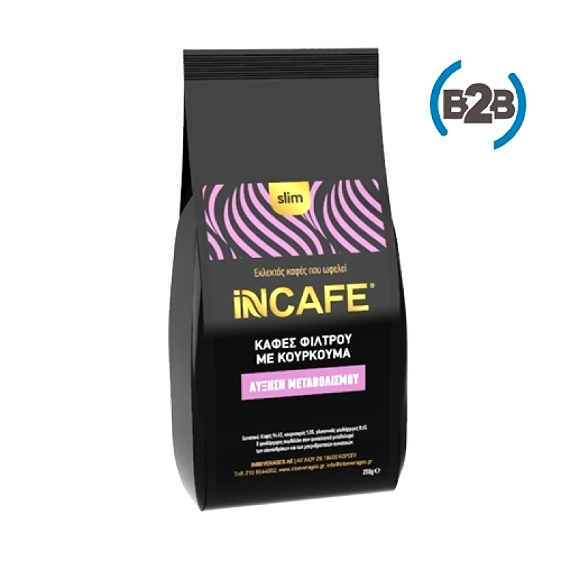 INBEVERAGES Συσκευασία B2B iNCAFE Slim καφές φίλτρου 250 γρ