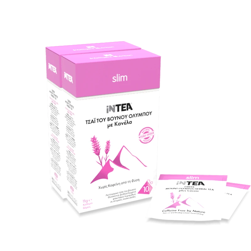 INBEVERAGES iNTEA Slim Πακέτο | 2 Κουτιά με φακελάκια-πυραμίδες