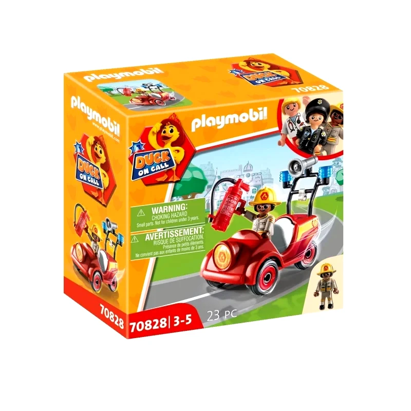 Playmobil Playmobil DUCK ON CALL - Mini Όχημα Πυροσβεστικής (70828)
