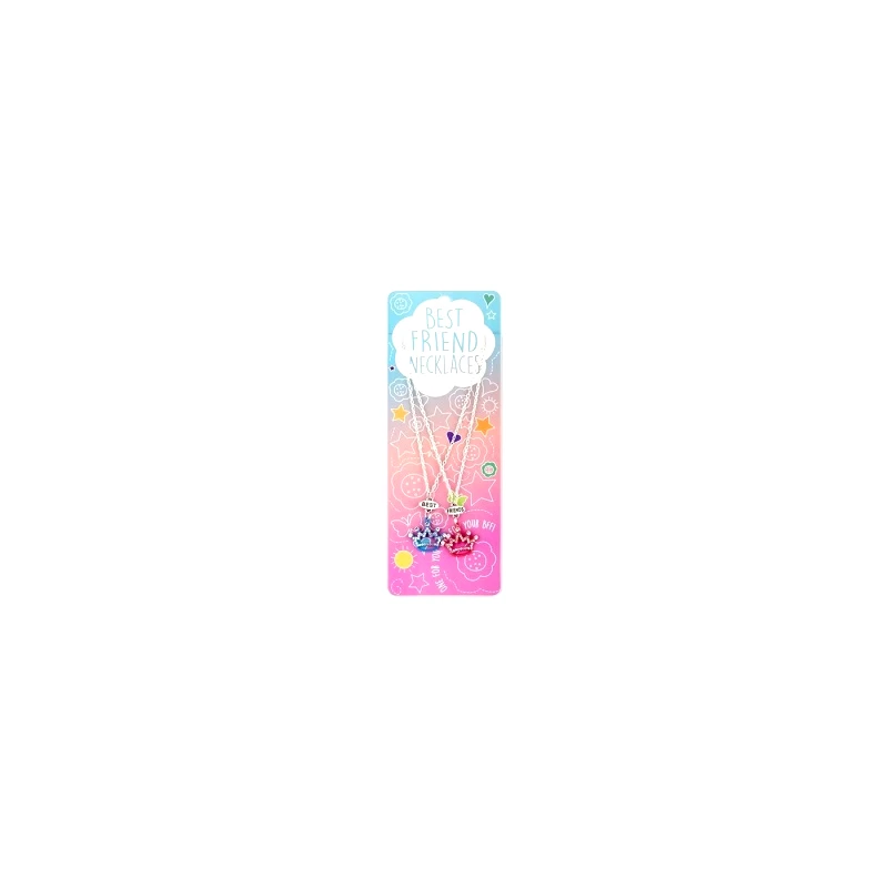 Gama Brands Κρεμαστό BFF σετ 2τεμ Blue-Pink Crowns (14482400)