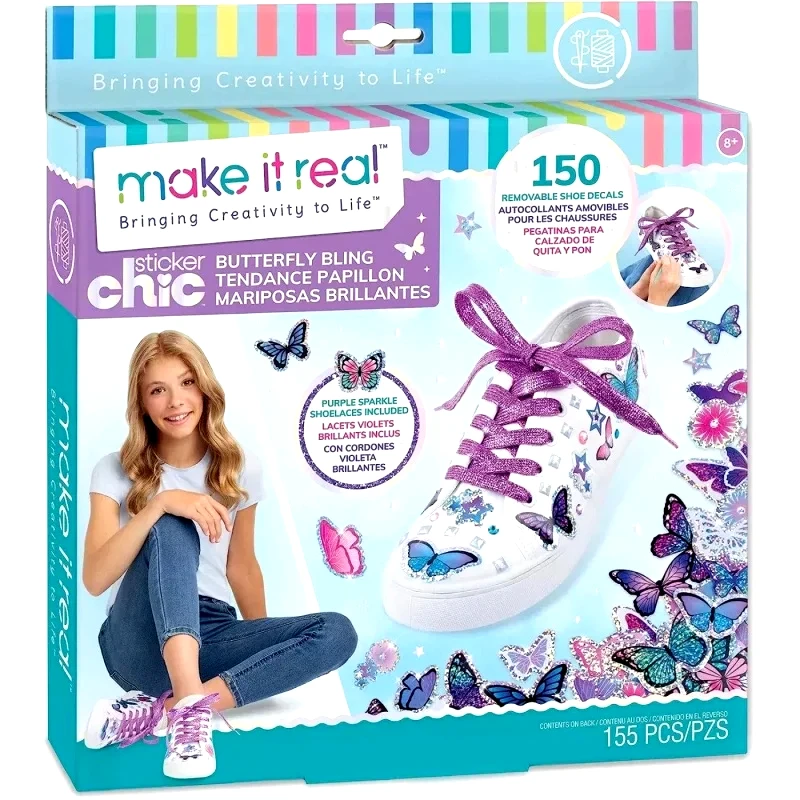 Make It Real Make It Real Sticker Chic Butterfly Bling (1325)