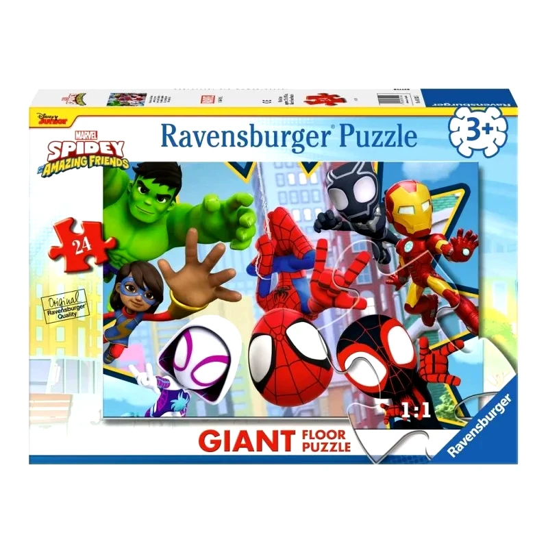 John Hellas Παζλ Δαπεδου 24 Τεμ. Spidey & Friends (031825)