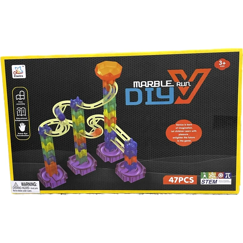 eToy.gr Σεt Diy Marble 47 Τμχ Με Μπιλια Και Πυργους (JK144674)