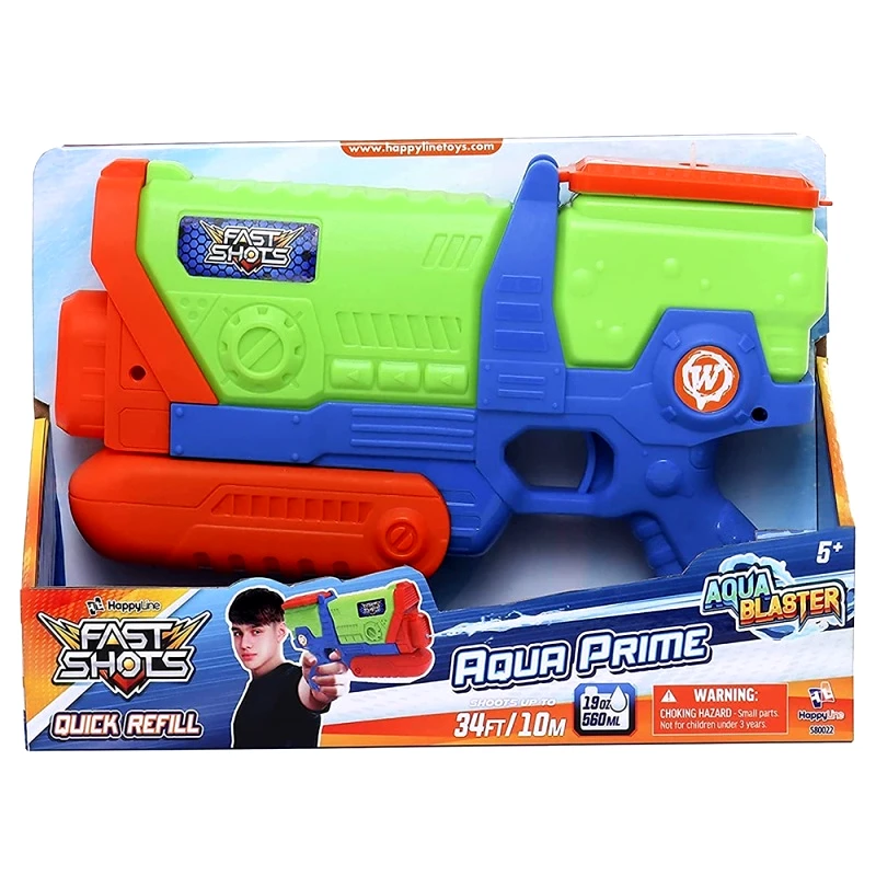 Just Toys Fast Shots Water Shoots Aqua Prime Up To 10M With Tank 560Ml (580022)