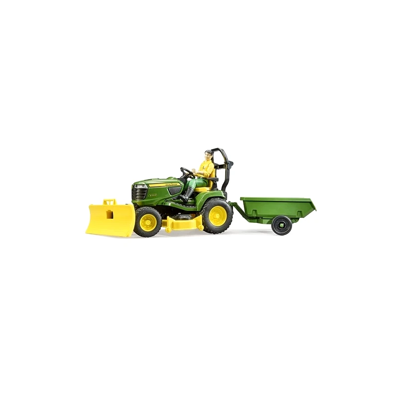 Bruder Bruder Τρακτεράκι Για Γκαζόν John Deere Με Κηπουρό Και Τρέιλερ (BR062104)