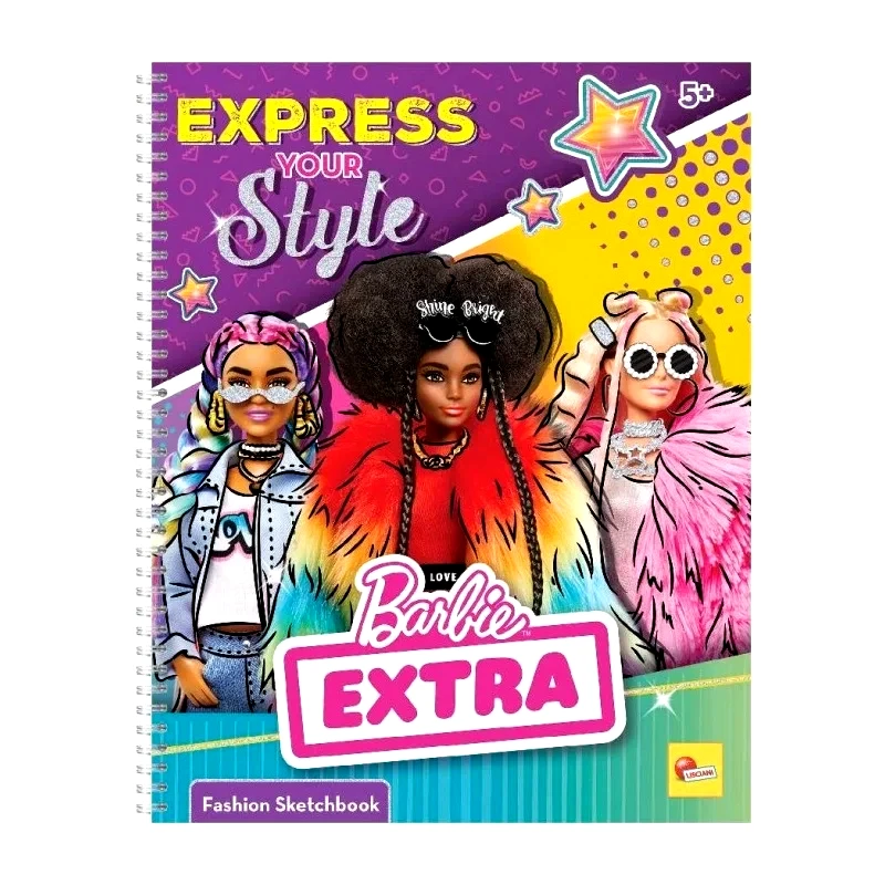 Real Fun Toys Barbie Sketch Book Express Your Style (17.12679)