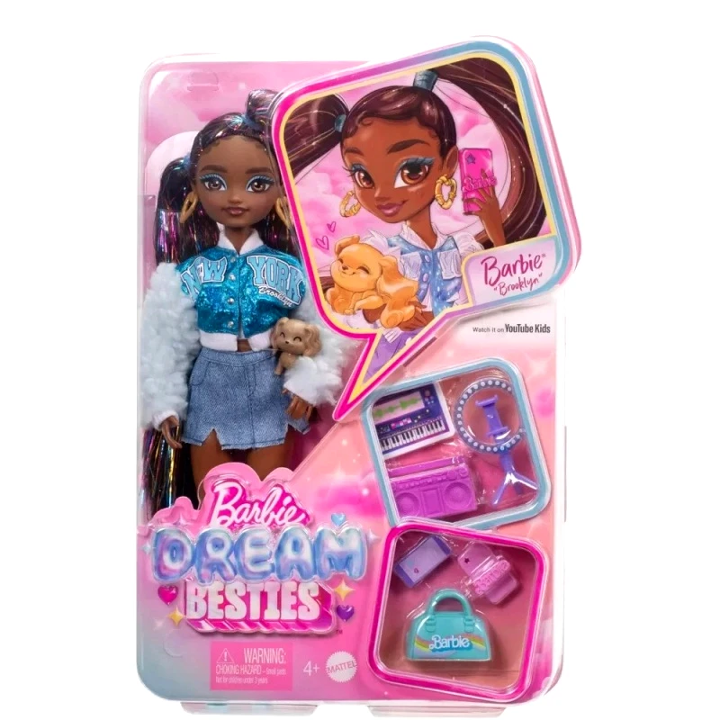 Mattel Barbie Κούκλα Dream Besties: Brooklyn (HYC22)