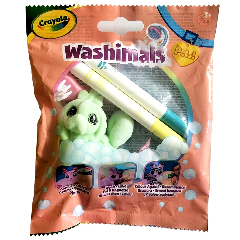 Crayola Crayola Washimals Σακουλακι Wave 3 Διάφορα Σχέδια - 1 τμχ (74-0224)