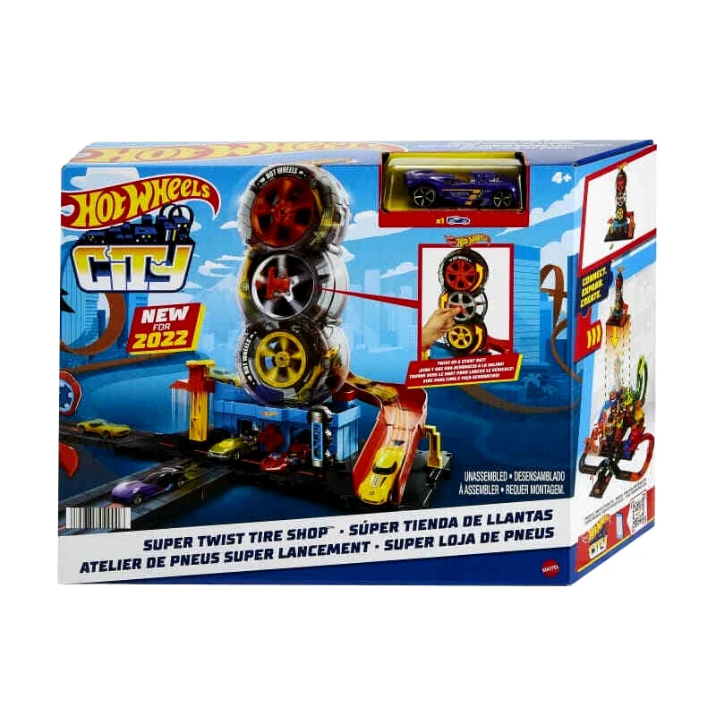 Hot Wheels Hot Wheels Πιστα City Με Περιστρεφομενες Ροδες (HDP02)