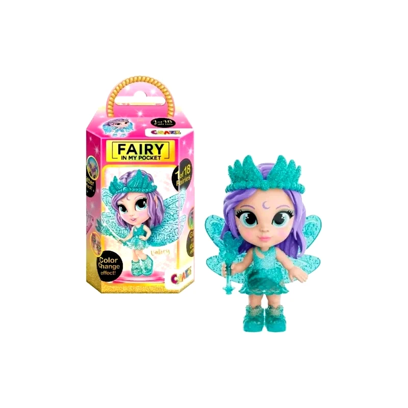 Craze Fairy In My Pocket Συλλεκτική Κούκλα Νεράιδα Σε Κουτί Έκπληξη (18 Σχέδια) - 1 τμχ (CRZ43974)