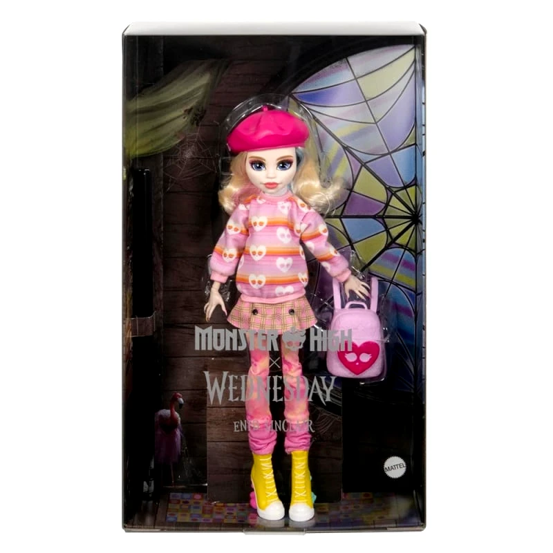 Mattel Monster High Συλλεκτική Κούκλα Enid Sinclair Ροζ Outfit (HXJ05)