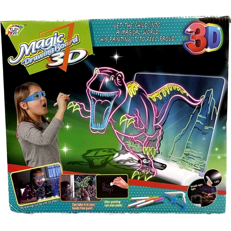 eToy.gr Πινακας Magic 3D Drawing Δεινοσαυρος (JK092265)
