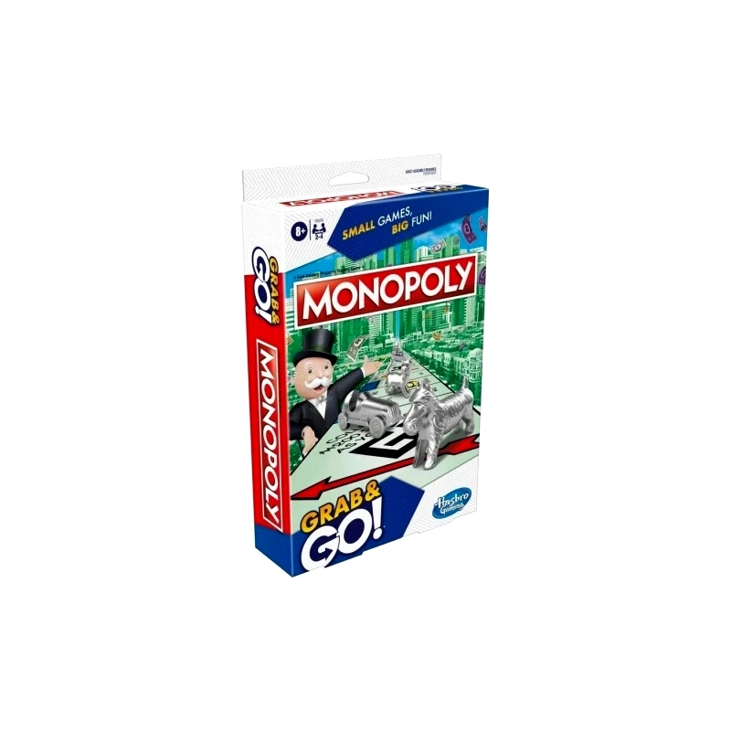 Hasbro Επιτραπέζιο Monopoly Grab And Go (F8256)