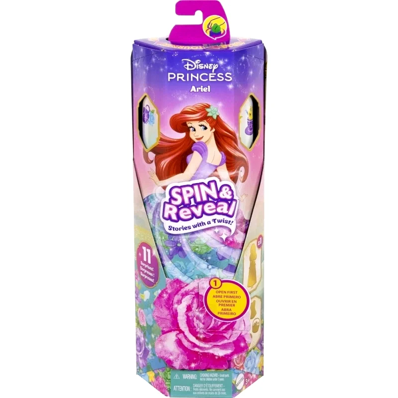 Mattel Disney Princess Spin & Reveal Ariel Κούκλα (HTV88)