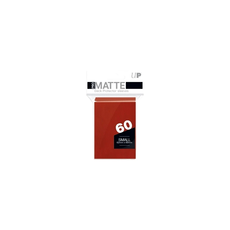 Ultra Pro UP - Small Sleeves - Pro-Matte - Red (60 Sleeves) (84263)