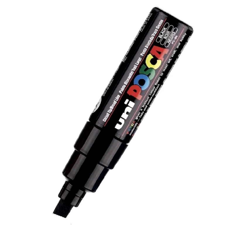 Posca Posca Μαρκαδόρος Χονδρος Μαυρο (PC-8K-BLACK)