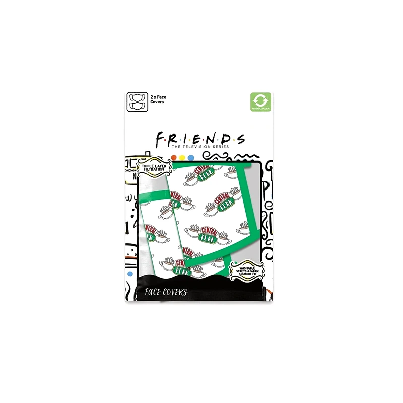 Pyramid Σετ Προστατευτικές Μάσκες 2τμχ - Central Perks (Friends) (PYR85573)