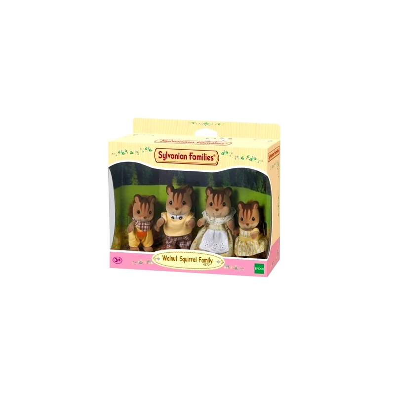 Epoch Sylvanian Families: Οικογένεια Walnut Spuirrel (4172)
