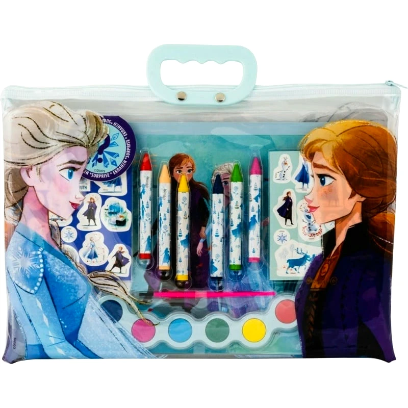 As Company Σετ Ζωγραφικης Διαφανη Τσαντα Frozen (1023-68001)