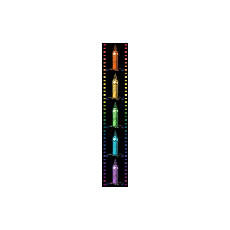 Ravensburger Παζλ 3D 216 Tμχ Big Ben Νυχτερινή Έκδοση (05-12588)