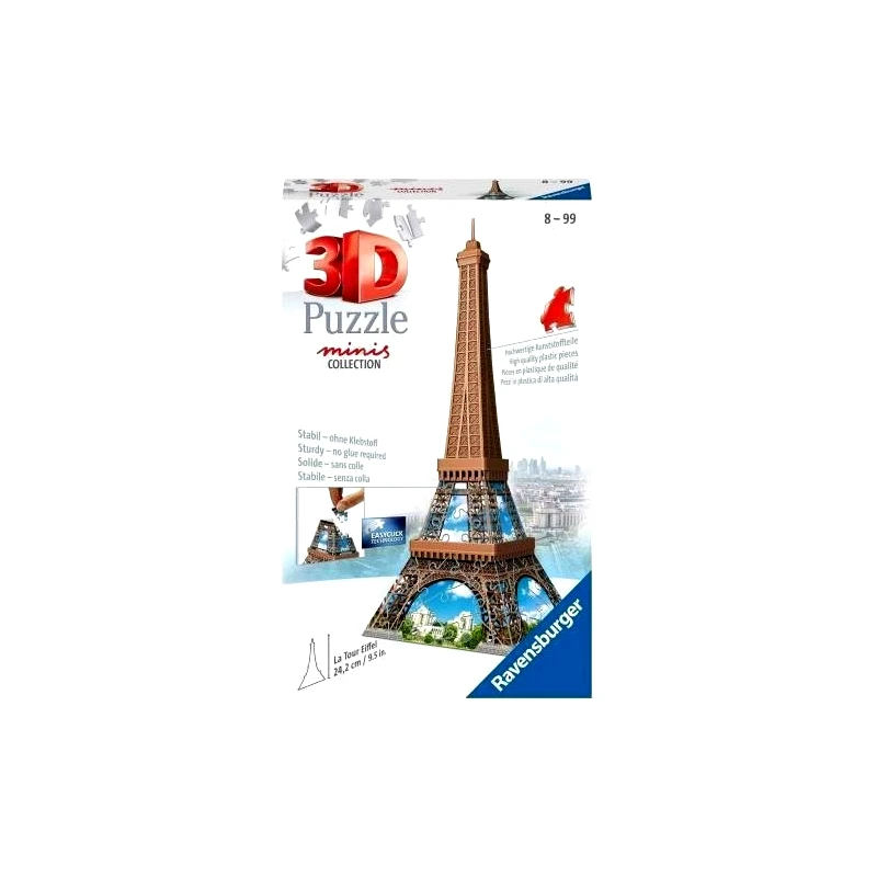 Ravensburger Minis Πύργος του Άιφελ 3D 54pcs (12536)
