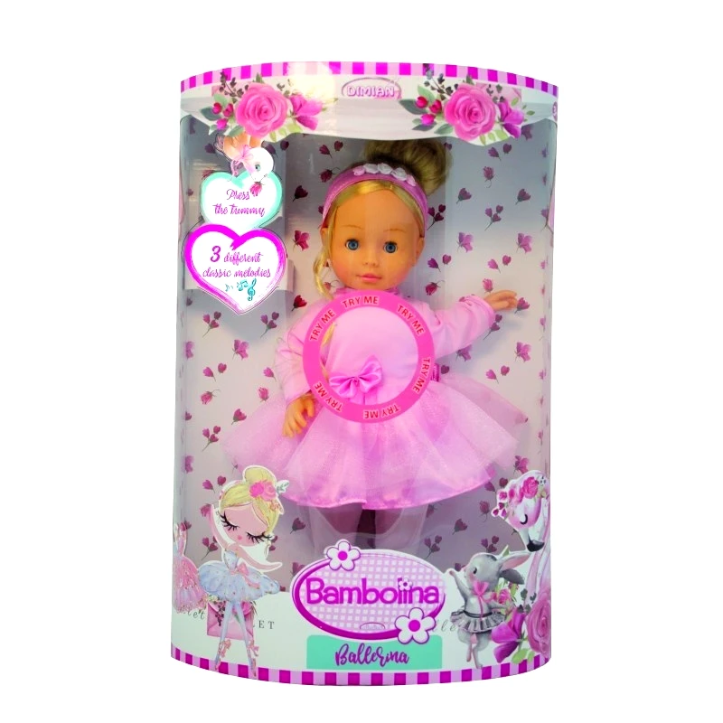 Just Toys Κούκλα Bambolina Molly Ballerina 40εκ. (BD1215)