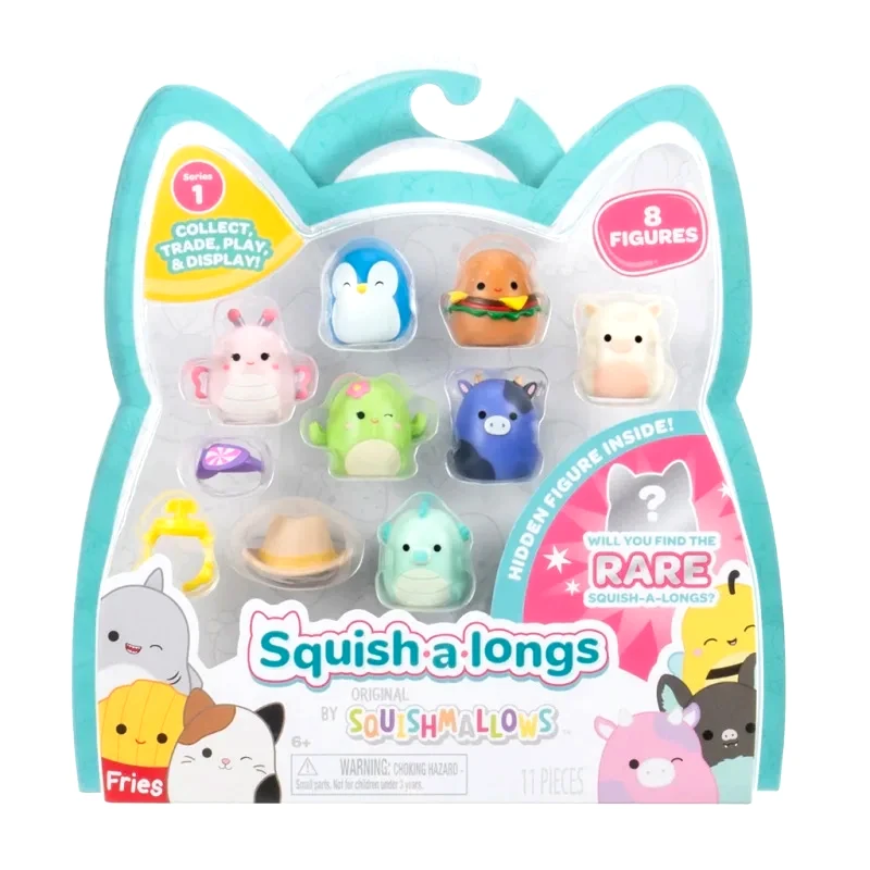 Squishmallows Squish-A-Longs Σετ 8Τμχ Φιγούρων & Αξεσουάρ 4 Σχέδια - 1 τμχ (JWSL0021)