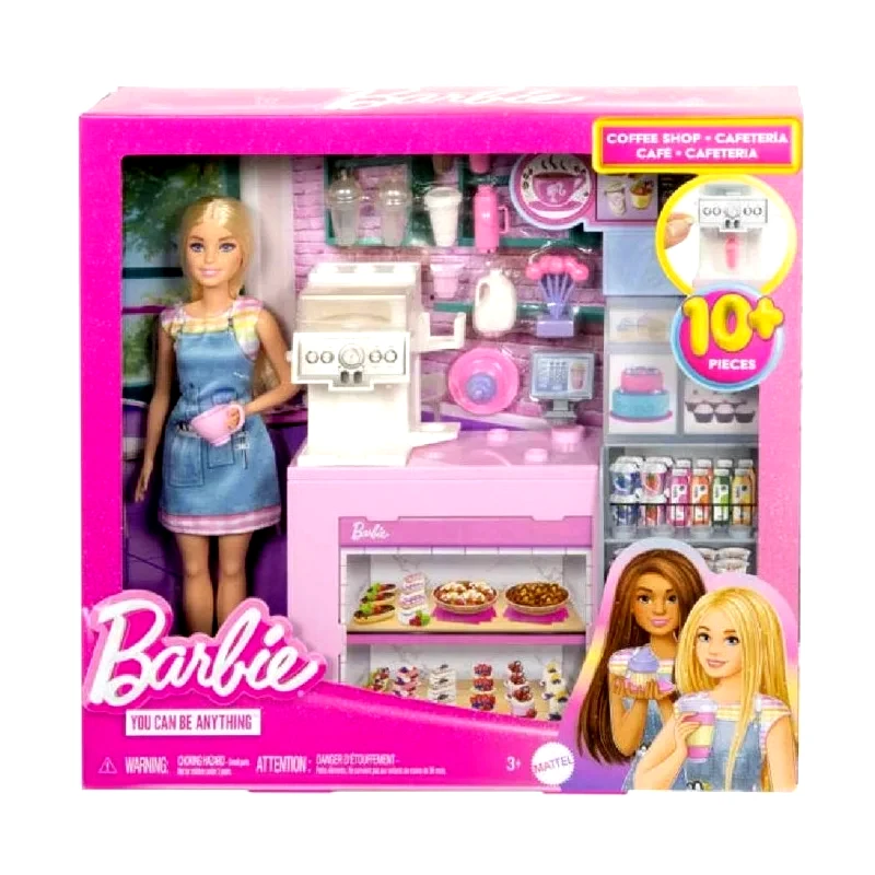 Barbie Νέα Καφετέρια Σετ Παιχνιδιού με Κούκλα (HXN94) φωτογραφία