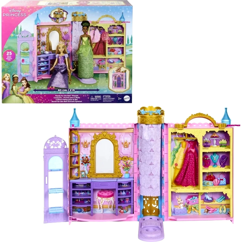 Mattel Disney Princess Πριγκιπικό Δωμάτιο Ομορφιάς Ready For The Ball (HXC20)