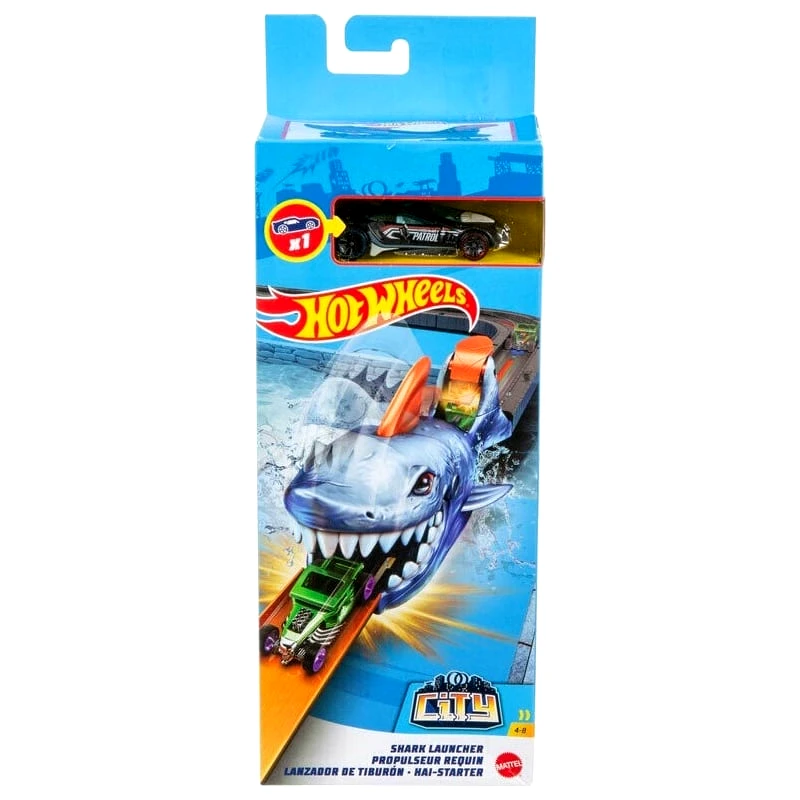 Hot Wheels Hot Wheels Θηρία Εκτοξευτές City - 2 Σχέδια (GVF41)