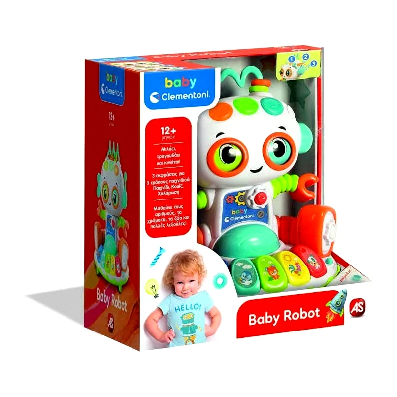 Clementoni Clementoni Baby Robot Μιλάει Ελληνικά (1000-63330)