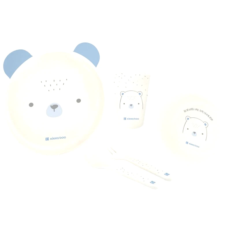 Kikka Boo Kikka Boo Σετ Φαγητού Bear With Me Blue (31302040136)