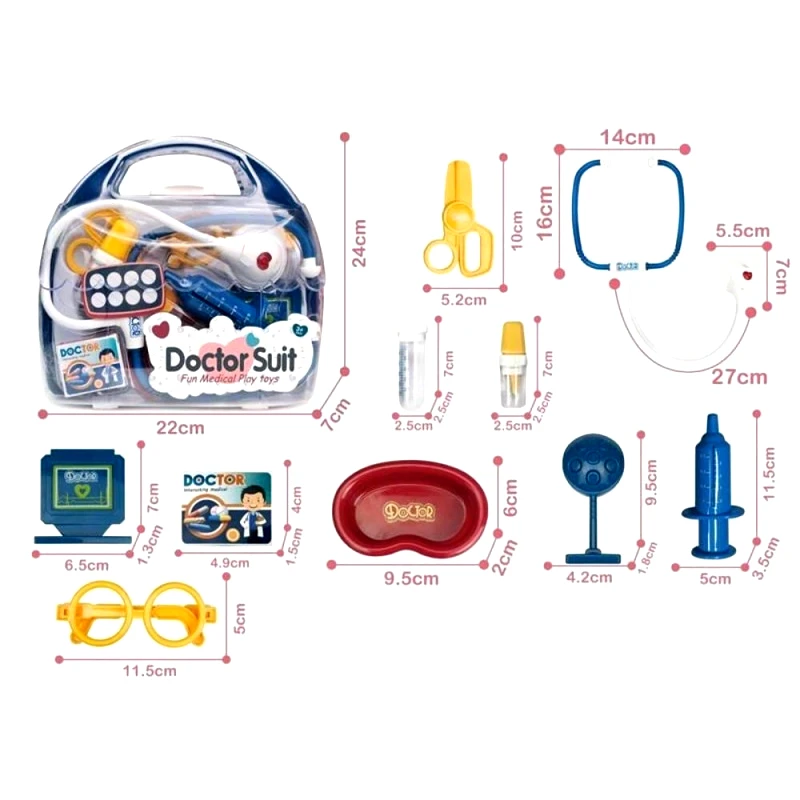 Zita toys Βαλιτσακι Γιατρου Με Στηθοσκοπειο (005.8807-8)