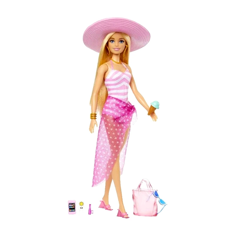 Mattel Barbie Beach Glam Με Αξεσουαρ (HPL73)