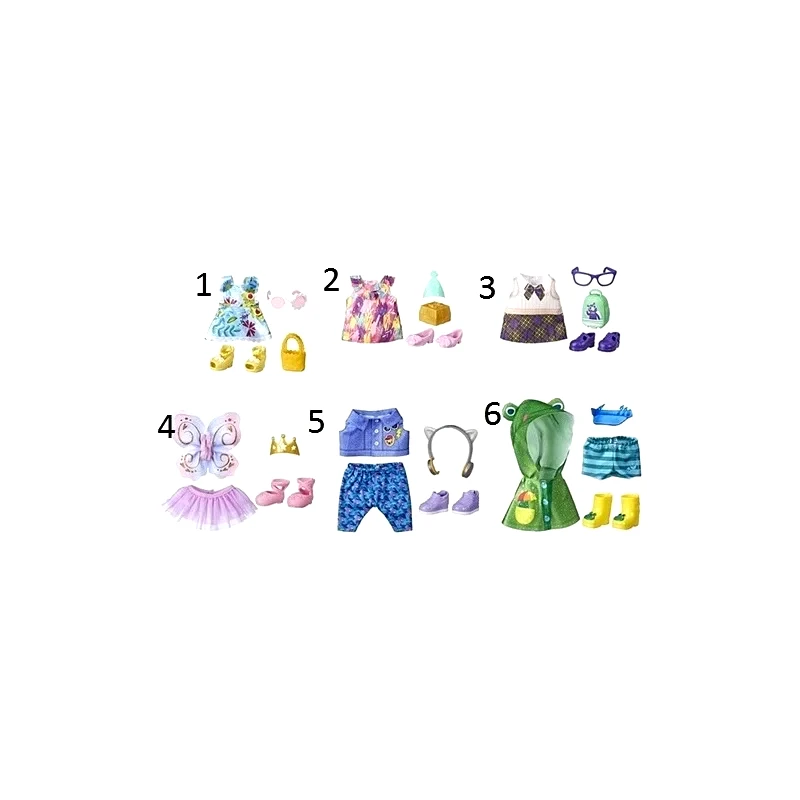 Hasbro Baby Alive Littles Little Styles - 6 Σχέδια (E6645)