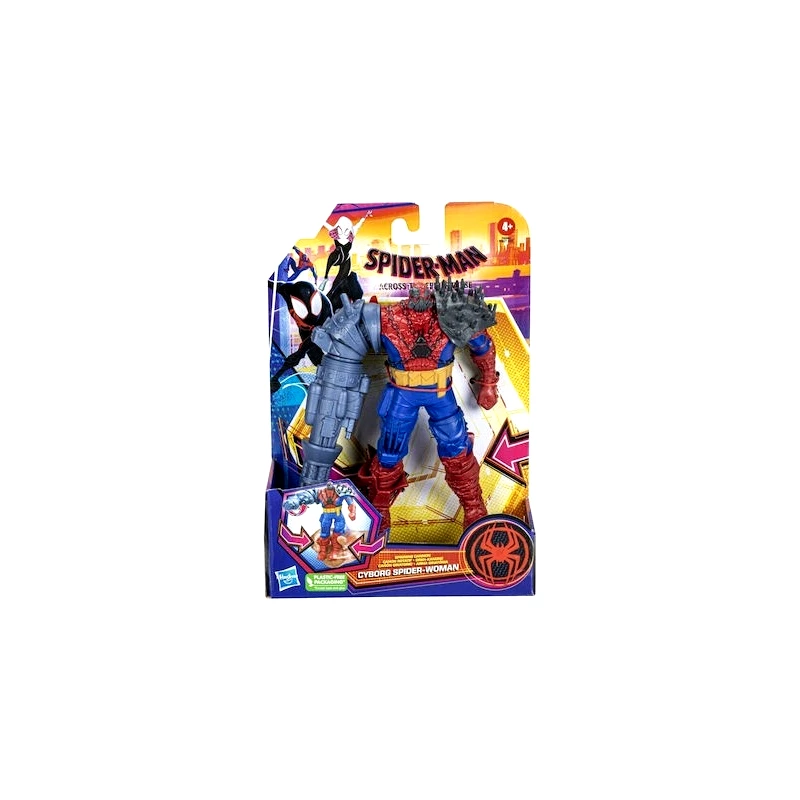Hasbro Spider-Man Spiderverse Movie 6In Deluxe Figure 2 Σχέδια - 1 τμχ (F5621)